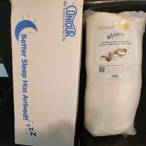 Contour Swan Pillow